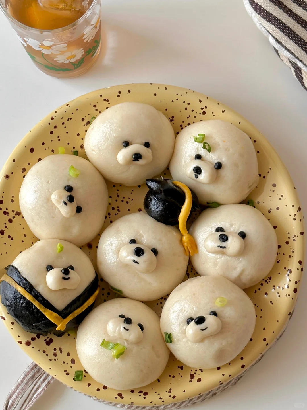 比熊狗狗送来的录取好消息🎓！三鲜生煎包