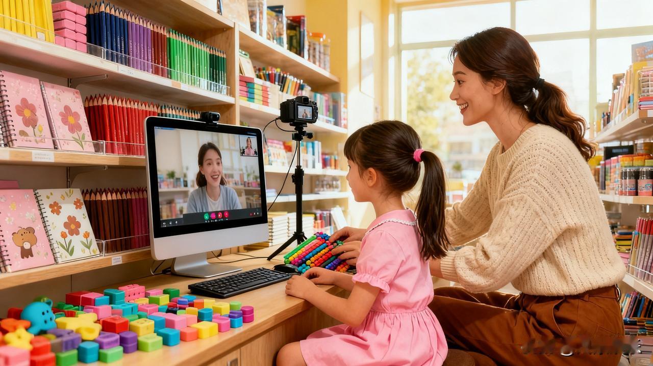 女儿用英语帮妈妈卖文具你怎么看 近日“小女孩用流利英语帮妈妈卖文具”的视频火了。