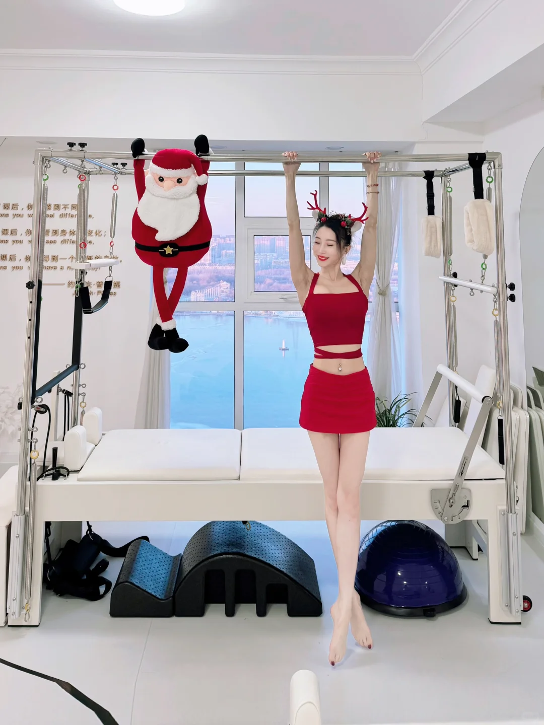 圣诞普拉提🎅当圣诞老人遇见瑜伽老师🎄