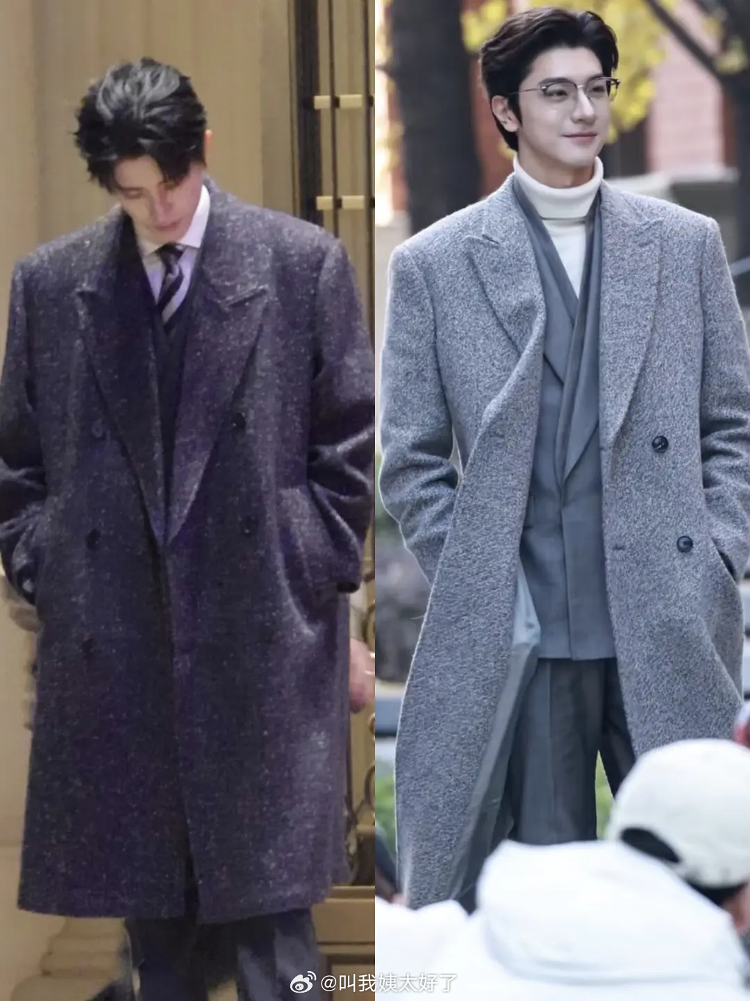 敖瑞鹏、林一新剧同款长风衣妆造，看起来谁更“霸总”一些？