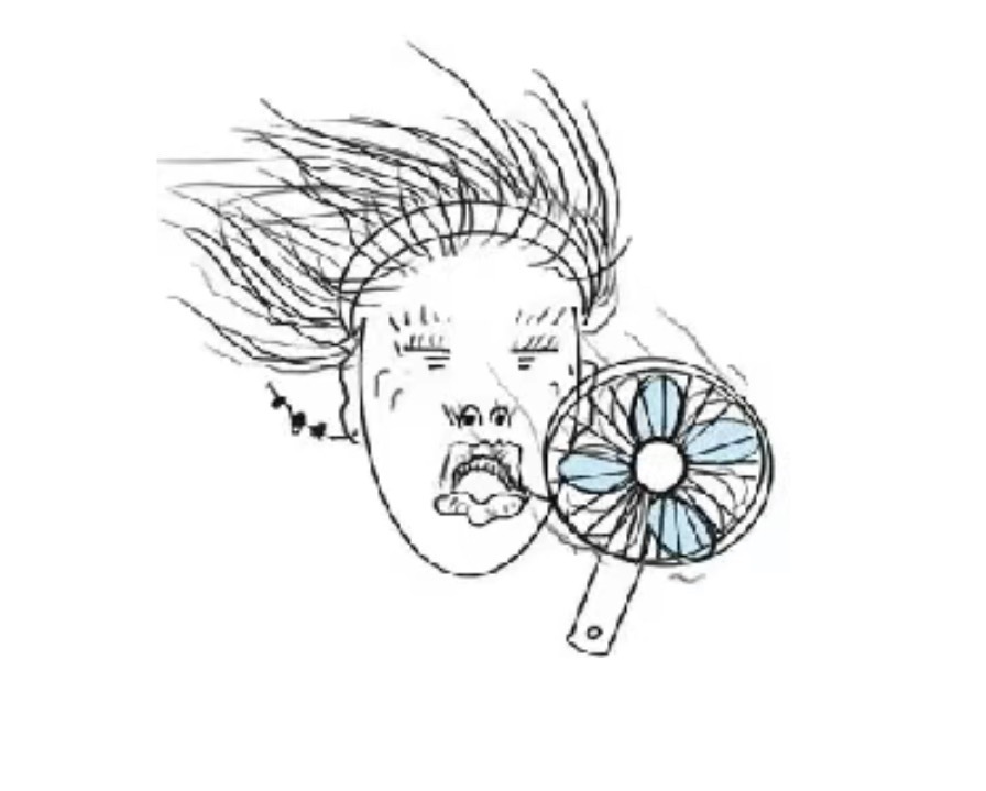 这个点遛了一圈狗给我热的，被热气烤成热狗了🌭 