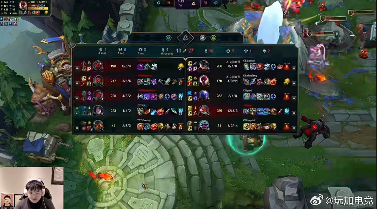 Uzi杯 YYDS 0-1 CS开局上下路齐炸，Uzi队毫无还手之力，Able队