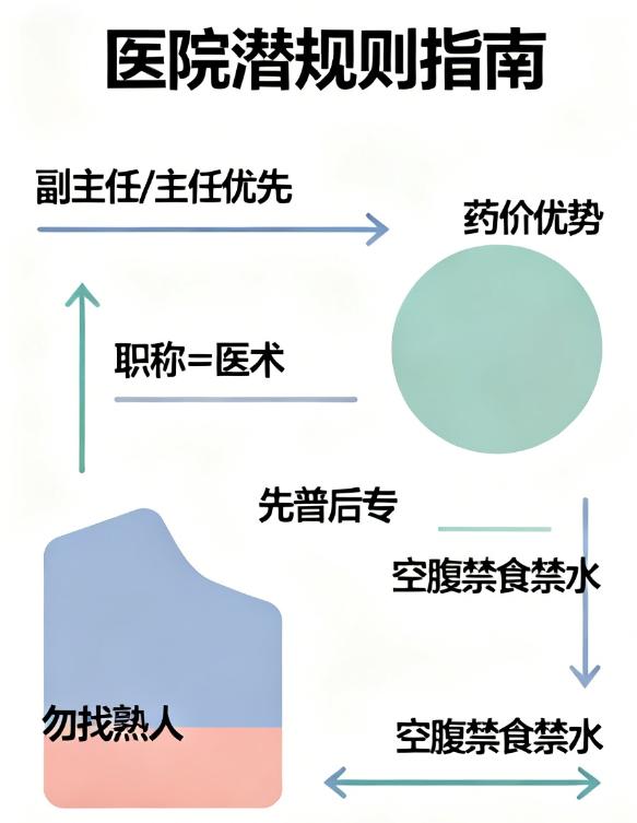 医院里这5条潜规则，副主任做手术为啥比主任靠谱？
住了三个月院，我总算把医院的底