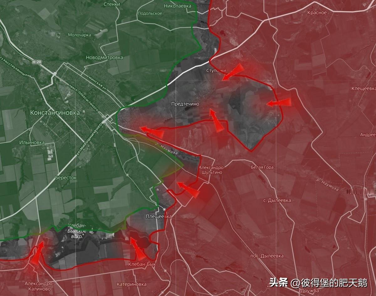 在康斯坦丁诺夫卡方向，
俄军攻占了马特罗娜·莫斯科斯卡娅煤矿
——这是一处大型工