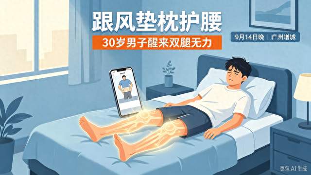 跟风垫枕睡，30岁男子一夜醒来瘫痪