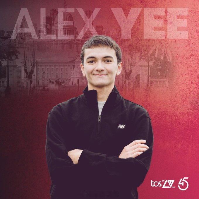 2025伦敦马拉松将出现 Alex Yee 的身影。他全名 Alexander 
