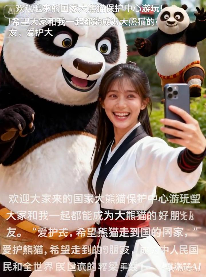 欢迎大家来到大熊猫国家保护中心，我是大熊猫保护中心代言人亮亮。希望大家和我一起为