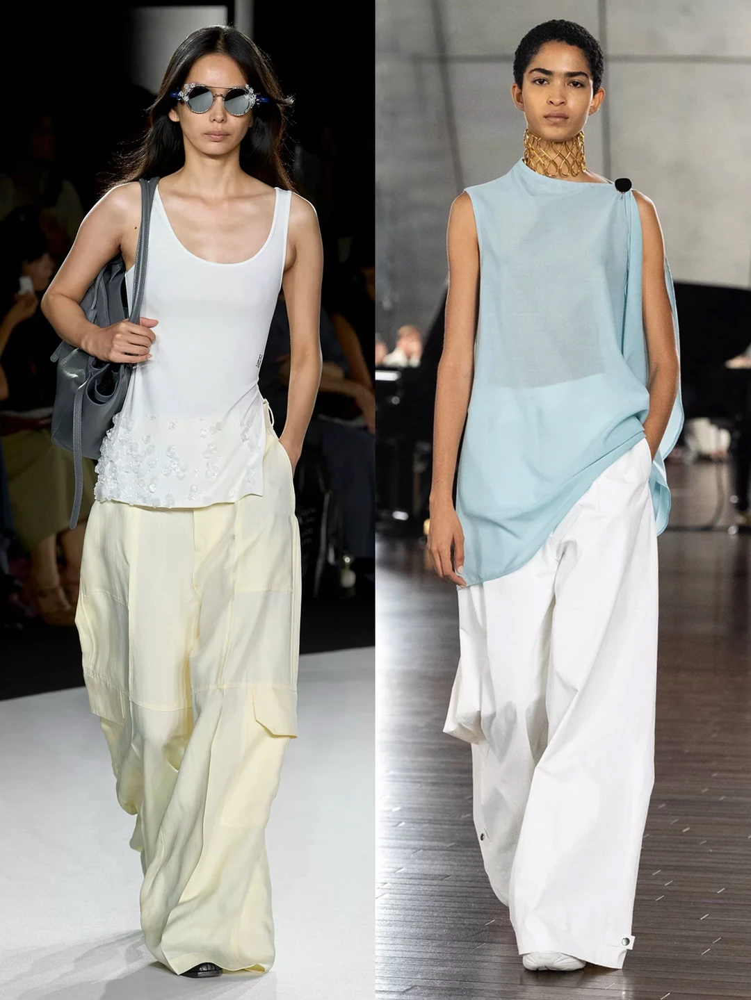 夏日清透感穿搭，干净又舒服