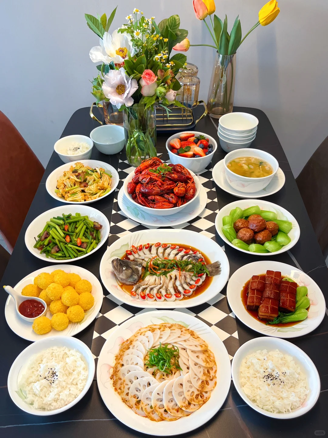 春日家宴 🍀| 朋友不多，全在这桌☺️💕