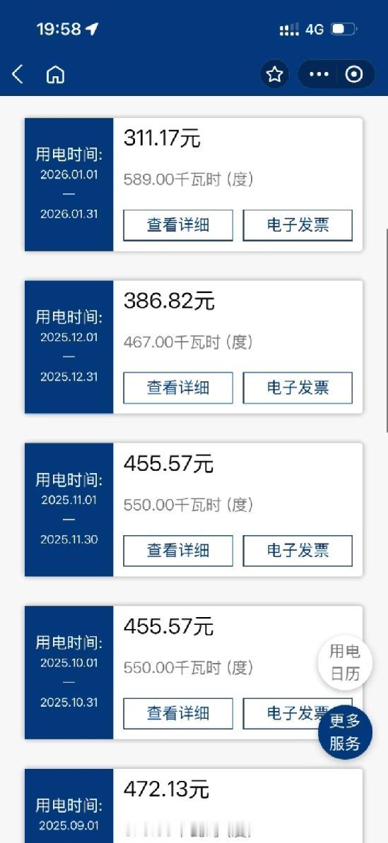 真的怀疑电费是不是乱收费了！一家三口白天全不在家，晚上十点多才回，就洗个澡用用电