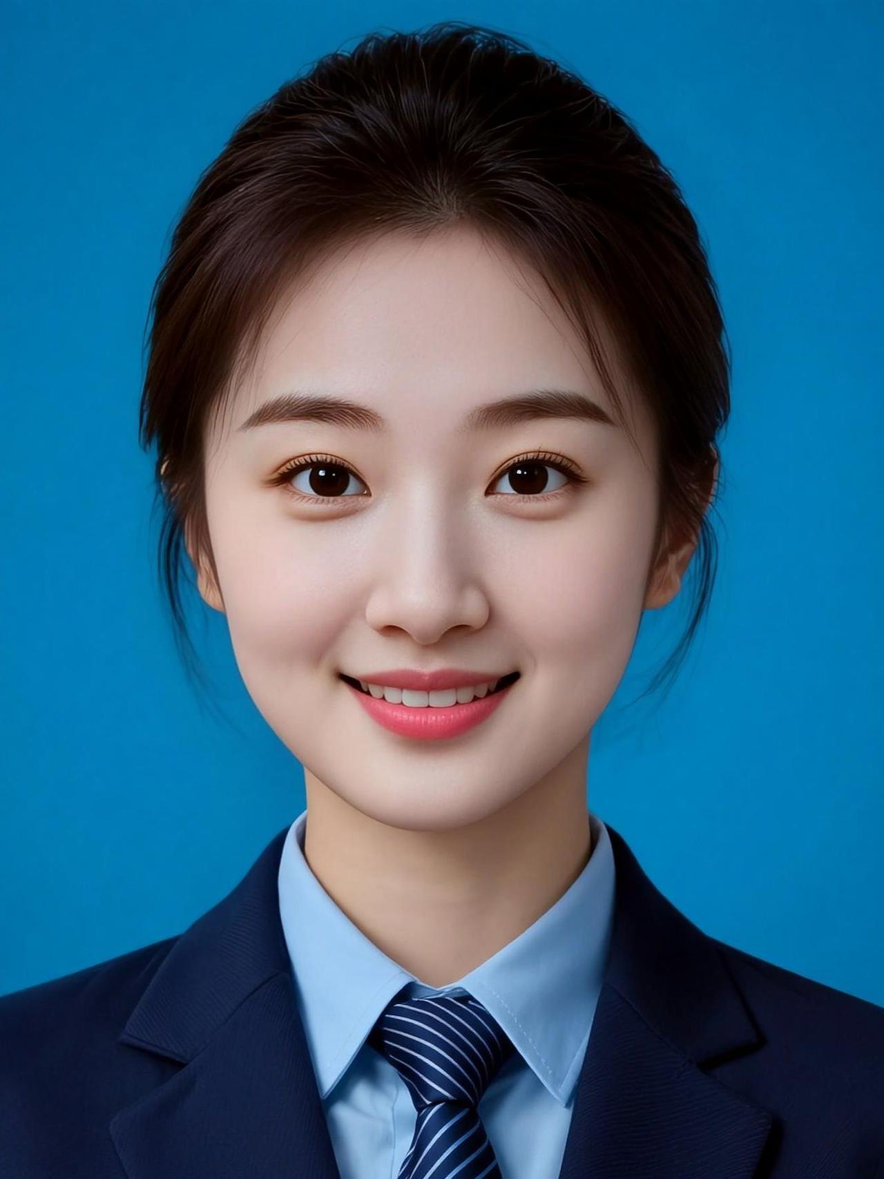 AI正装证件照 抖音ai创作 美女 高颜值