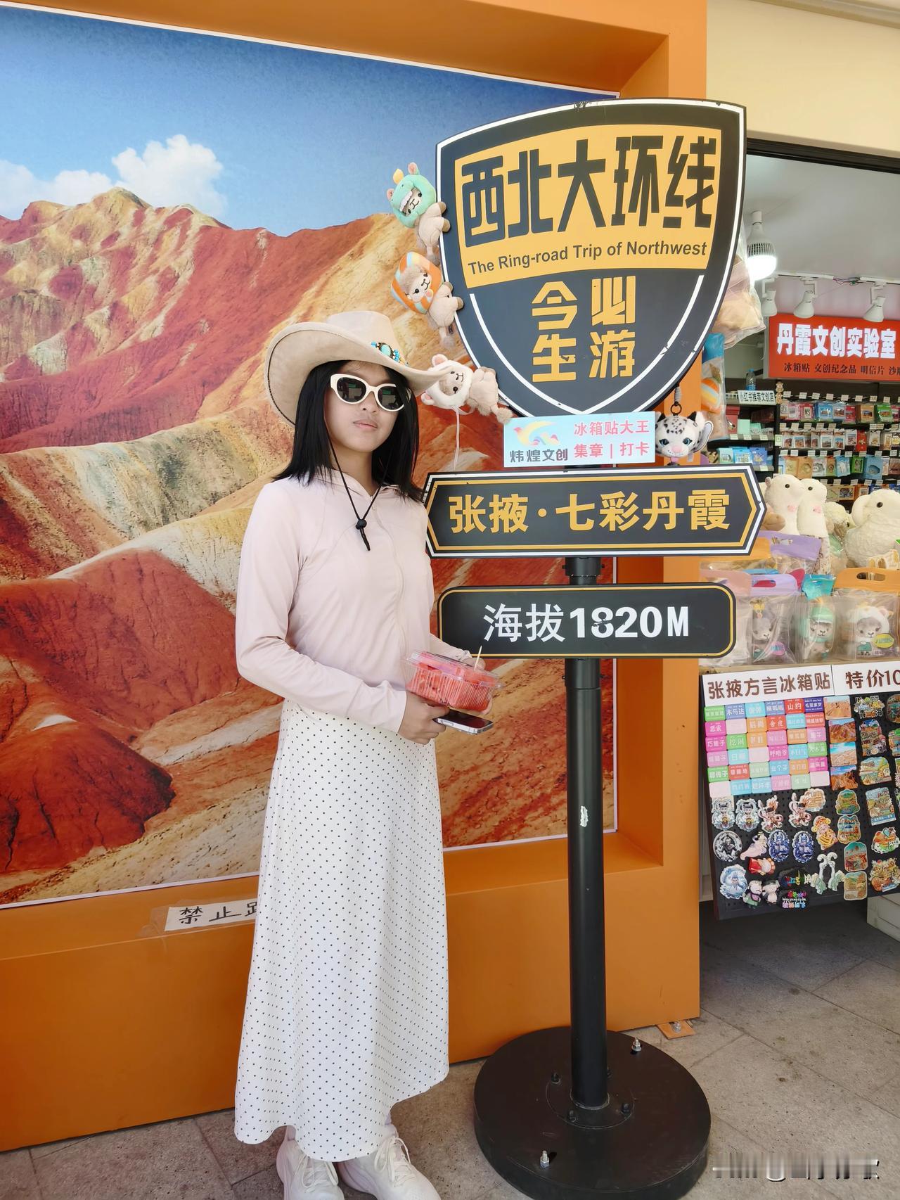 如果说青甘大环线上有哪个景点是我没有看够还想再去一次的话，那一定是张掖的七彩丹霞