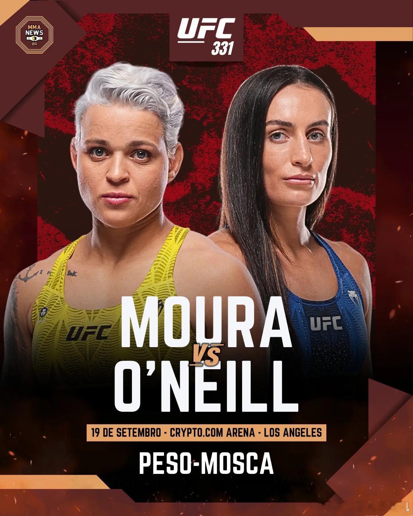 UFC 蝇量排名选手谁最水——刚刚输给王聪的莫拉/Eduarda MouraVS