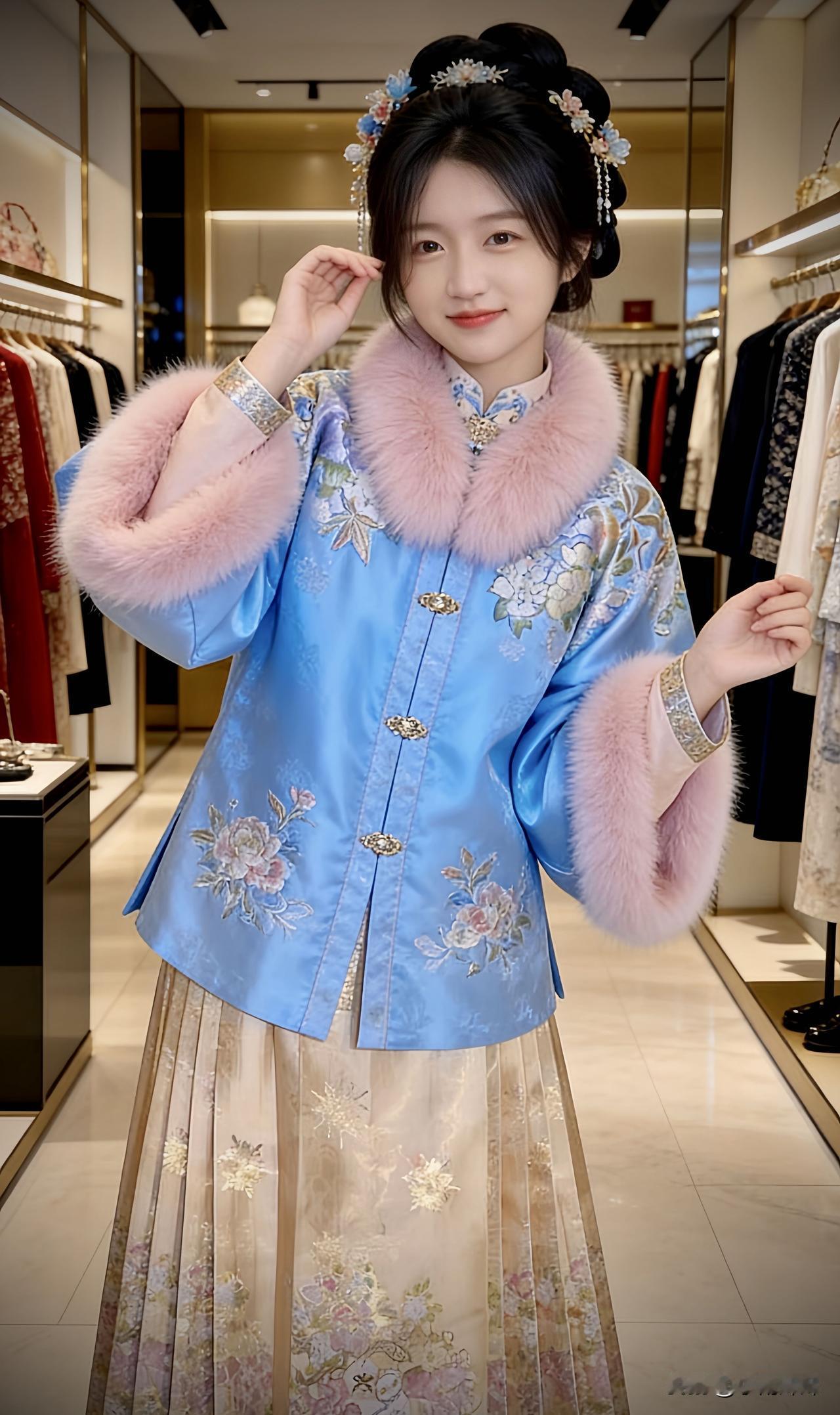 一袭优雅古风穿搭，尽显东方独特韵味！🌸💃
洋气古典穿搭 古典中式穿搭 东方古