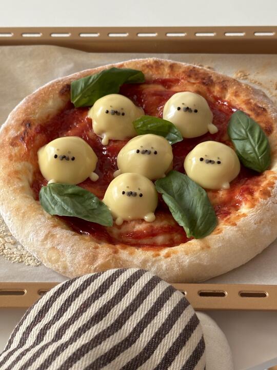 黑椒芝士土豆泥小海豹披萨🍕
