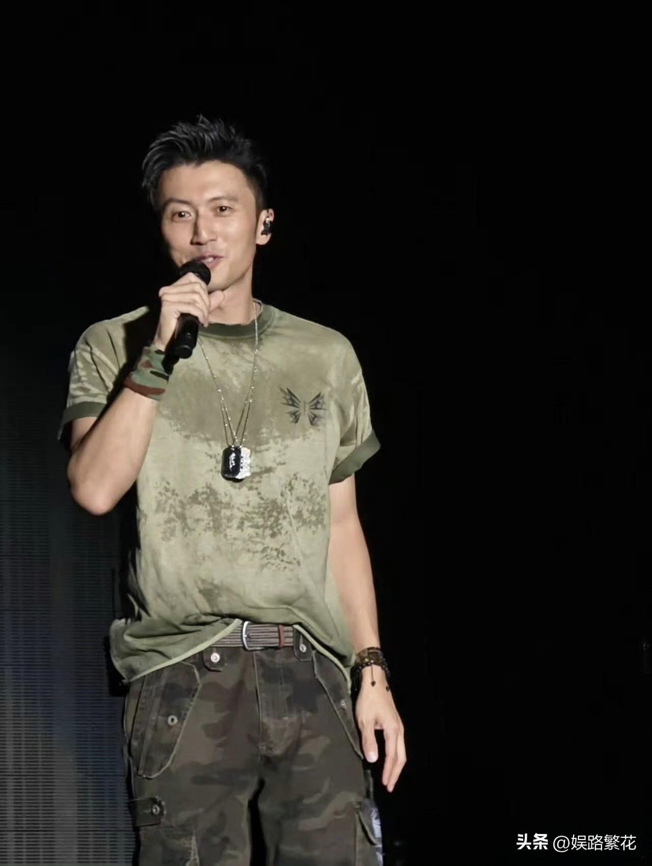 我算是看明白了，谢霆锋最偏爱的人，估计就是王菲。7月11日，郑州演唱会上他身穿绿
