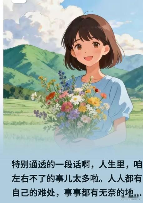 人生自适，心安即是归处
 
人生里，左右不了的事儿太多，人人都有难处，事事皆有无