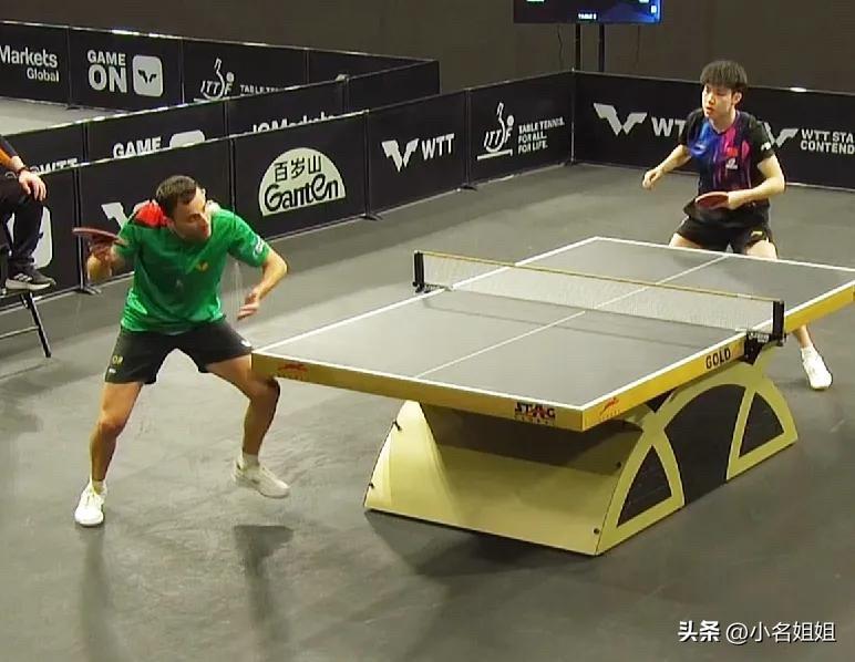 明眼人都知道，  
不知道你们发现没？  

国乒小将黄友政这次0-2落后还能连