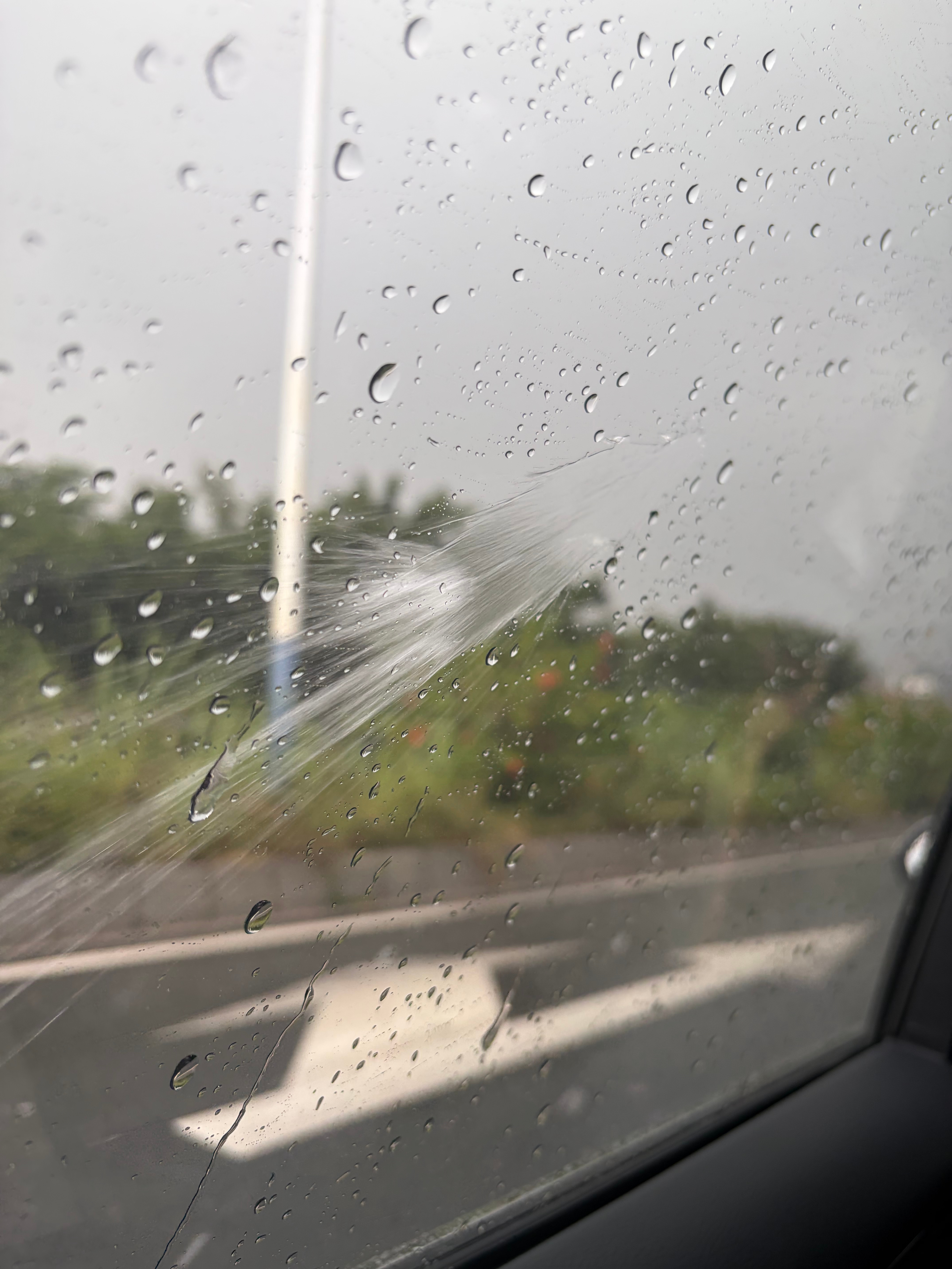11点出来的时候阳光明媚，现在半小时就下大雨[泪奔] ​​​