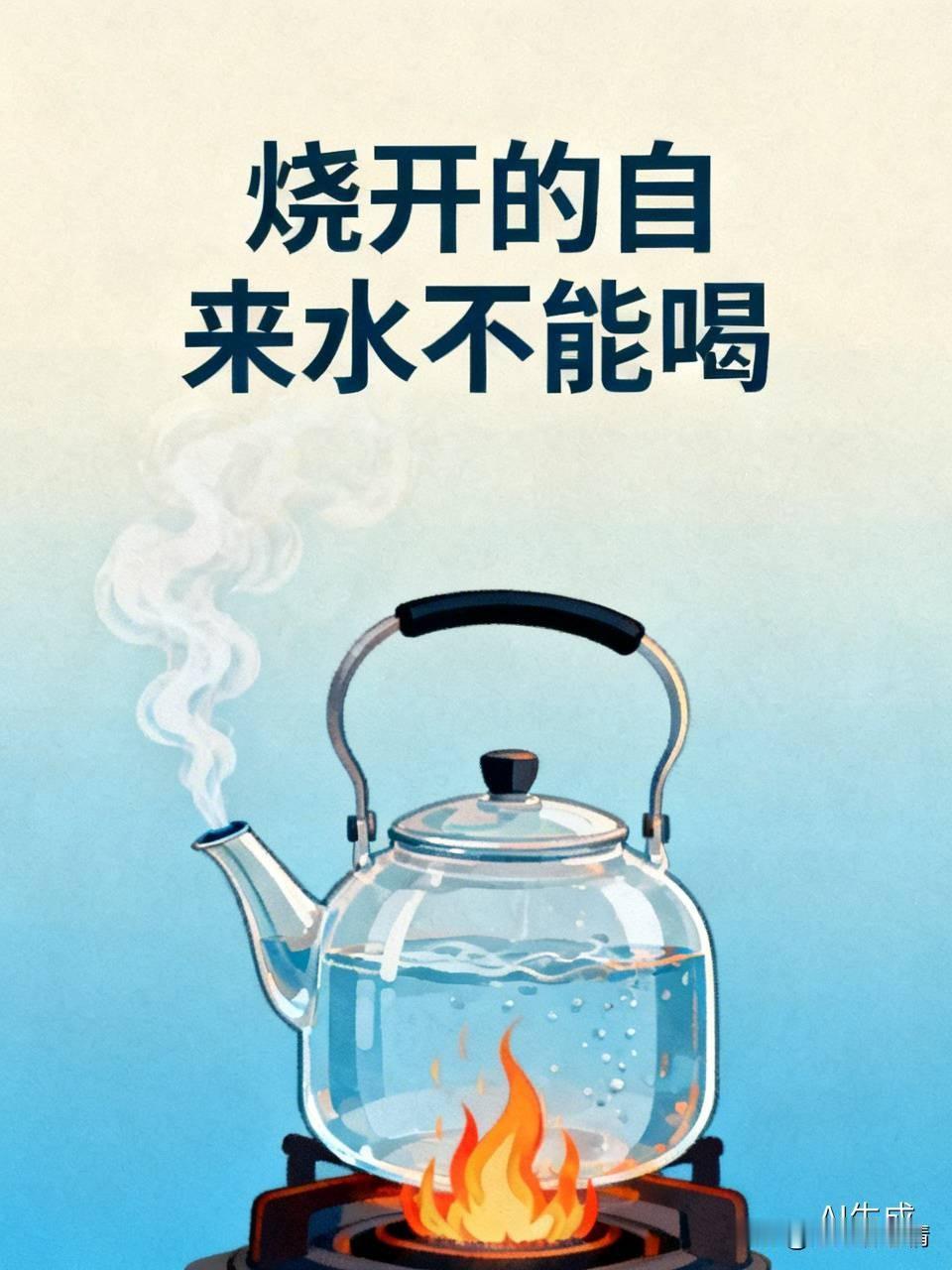 为什么烧开的自来水不能喝？这个问题有非常多的人是不认可的，似乎是错误的。

其实