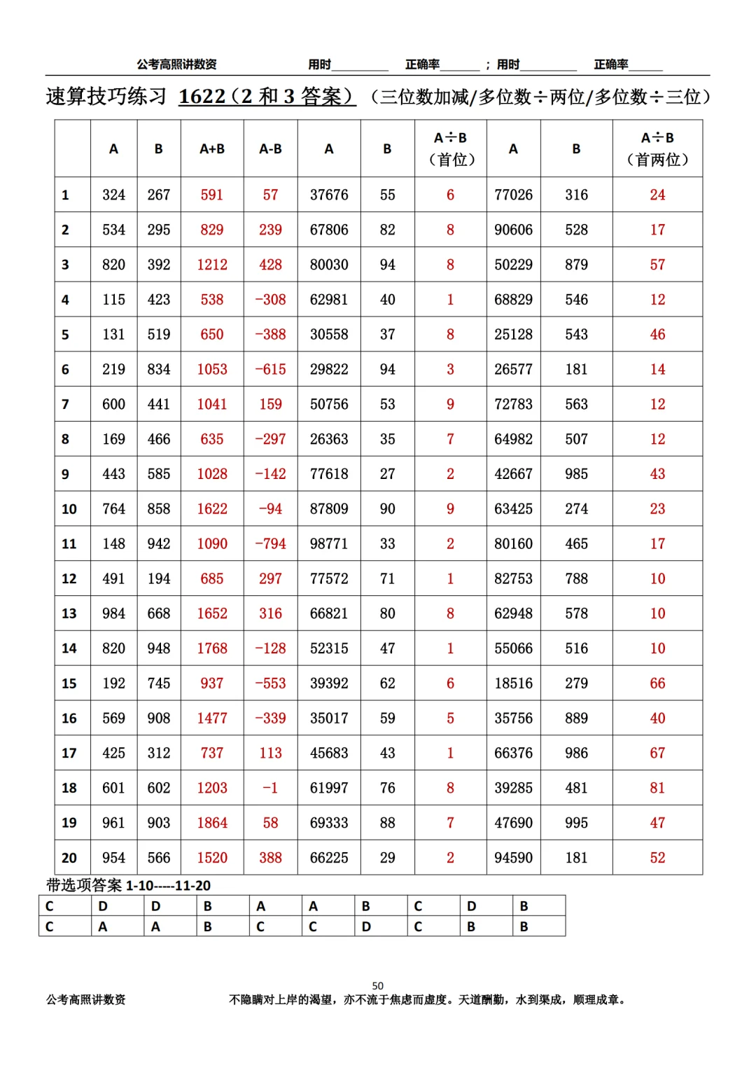 资料分析速算练习1622