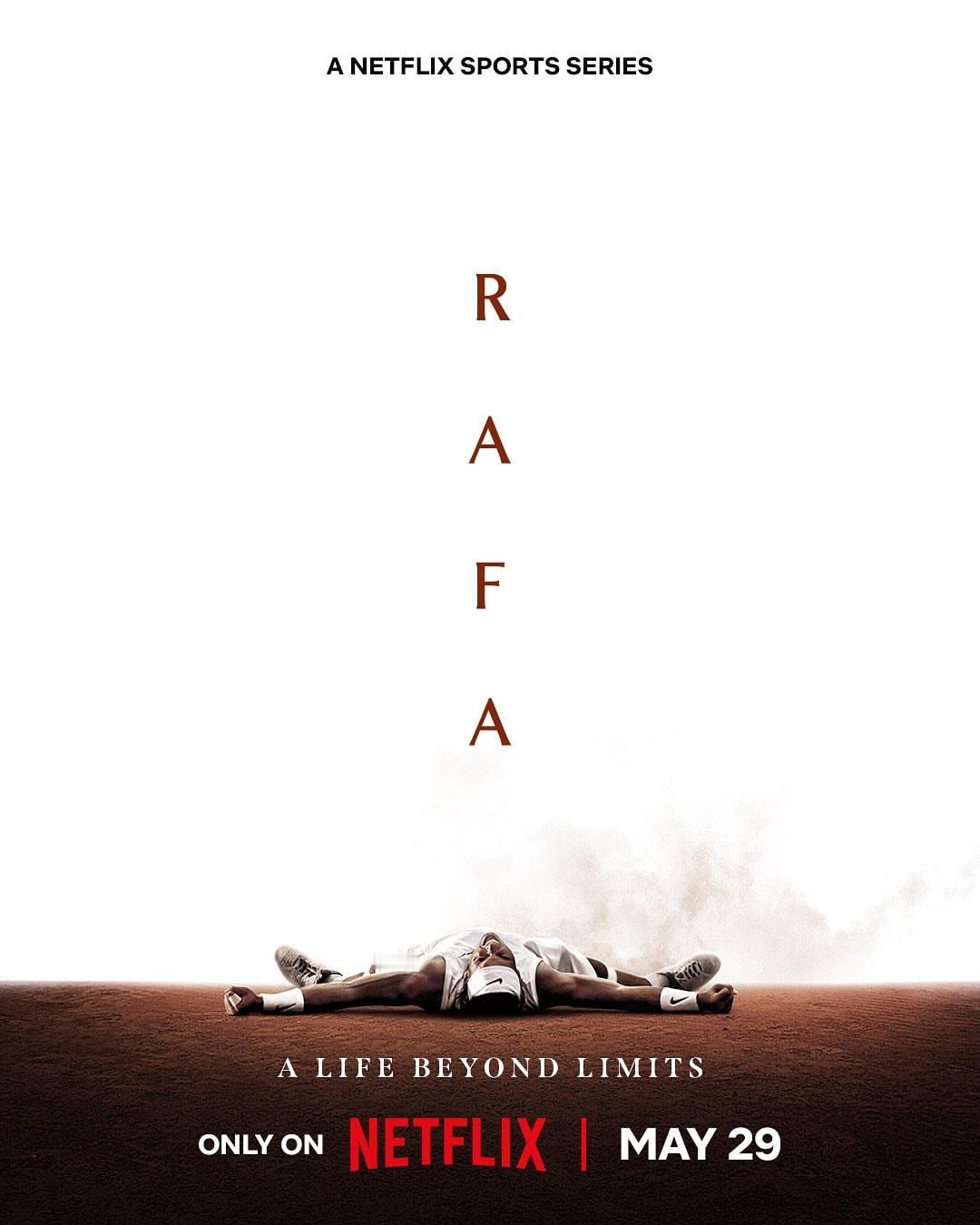 “欲登巅峰，必先突破极限。”🎞️Netflix纪录片《Rafa》发布预告海报，