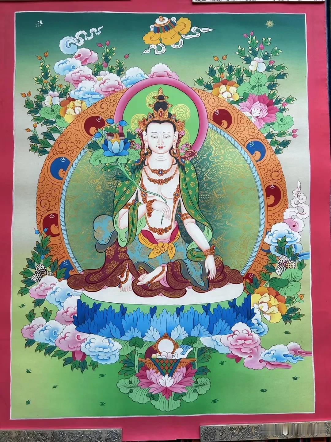 大势至菩萨：尺寸50*67厘米