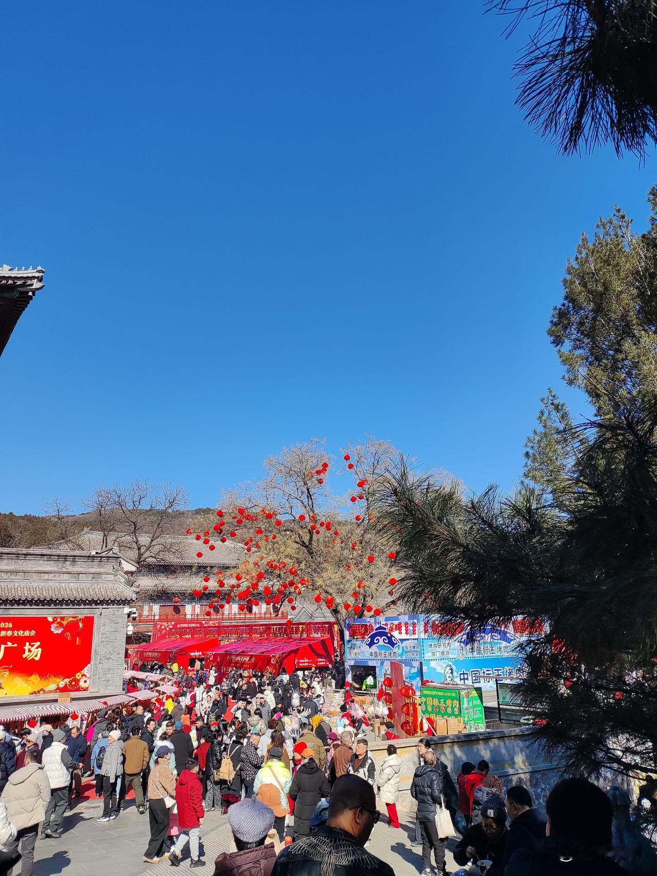 北京八大处新春文化庙会是依托西山八大处古刹恢复的传统春节盛会，也是北京城区少有的