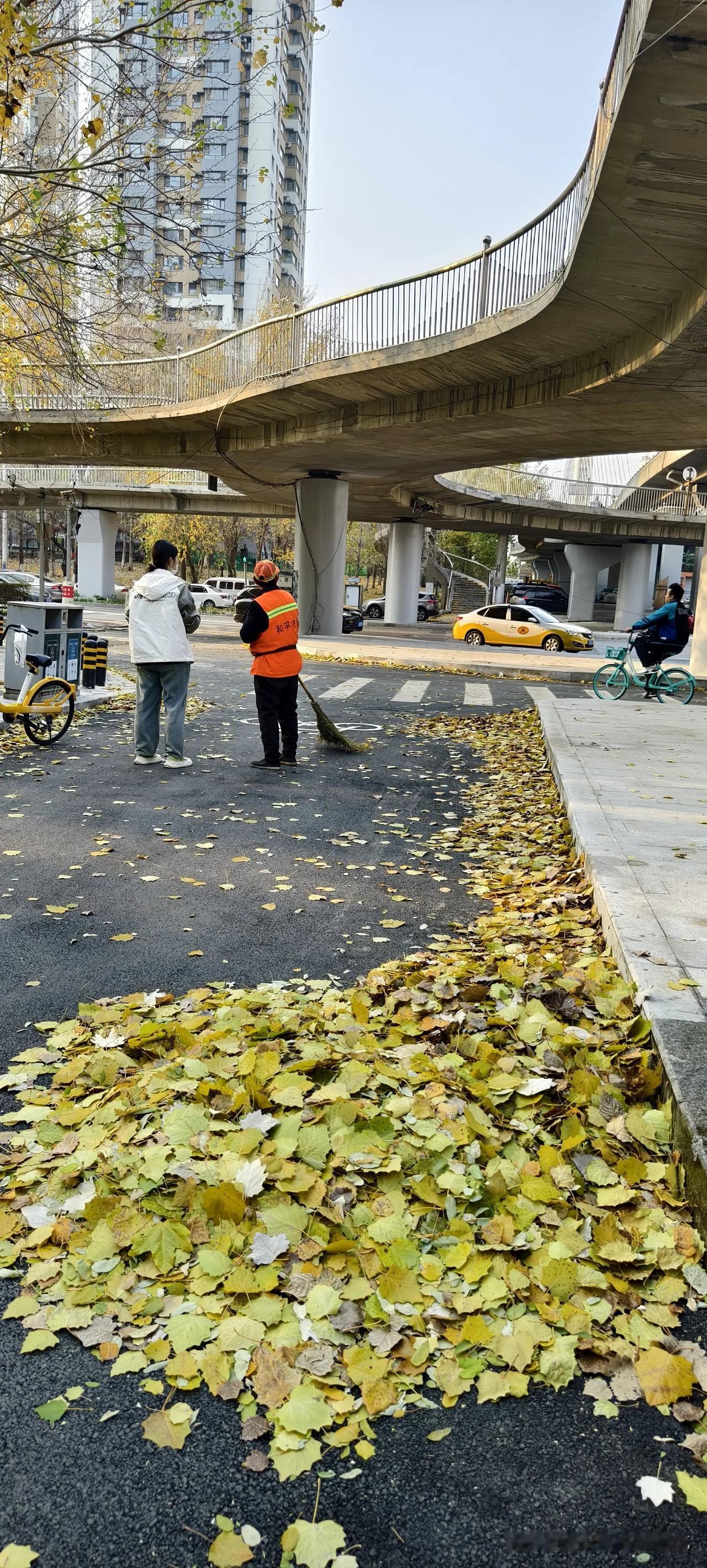 辛勤的环卫工人
