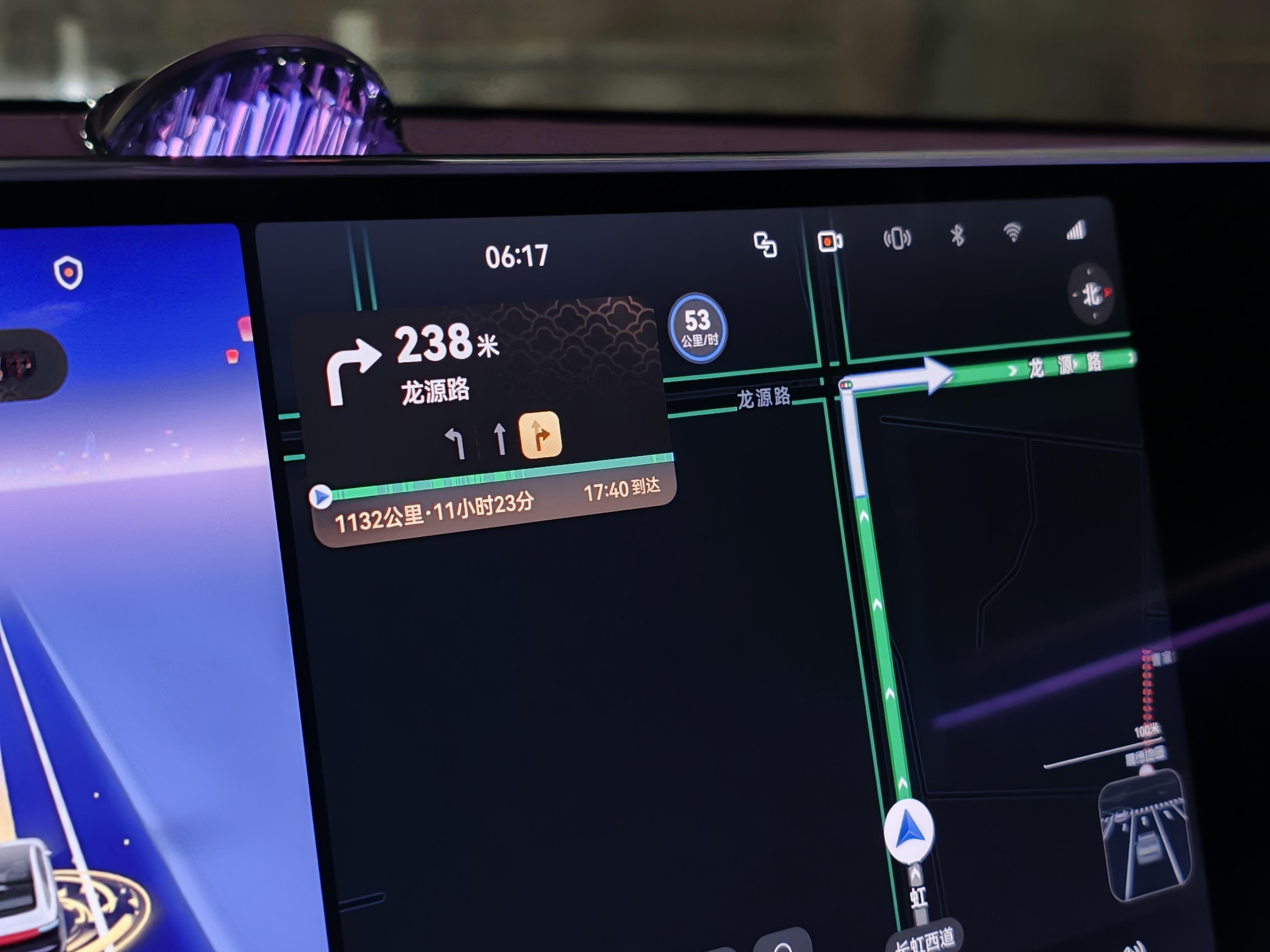 最后1100多公里，争取今晚七点到家