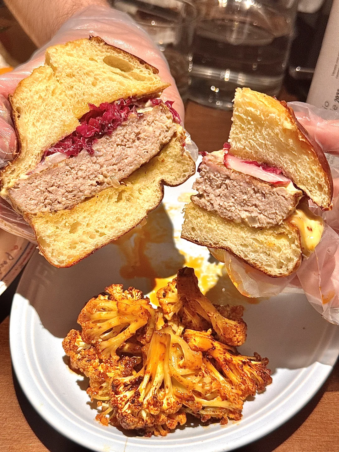 长春居然吃到碱水汉堡蛋糕胚！！好好吃！！