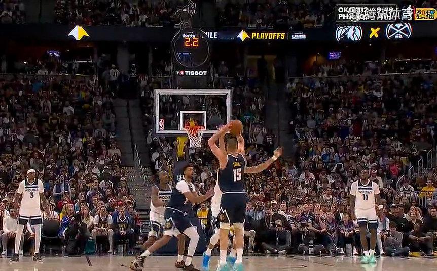 疑似手感回归，赶紧吃口饭先。森林狼VS掘金