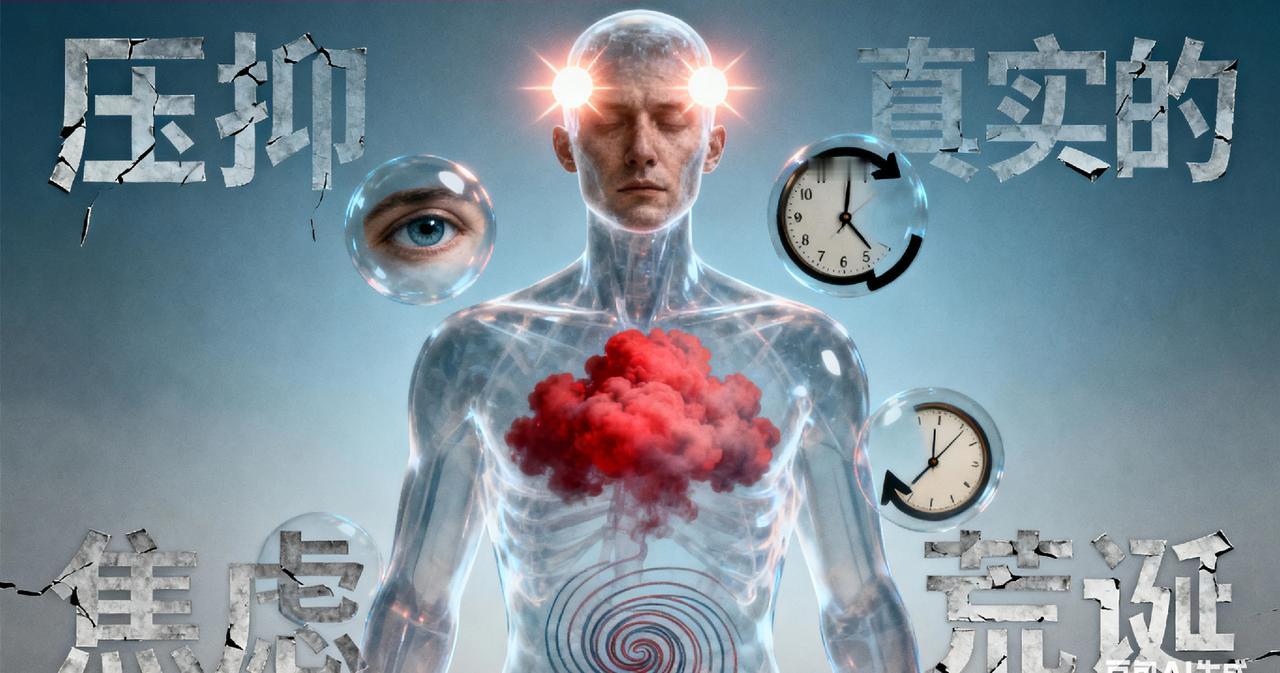 原来这就是抑郁躯体化：抑郁躯体化是抑郁情绪通过身体症状表现出来，比如头痛、胸闷、