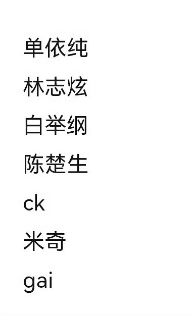 曝歌手2025首发阵容目前歌手2025首发阵容 有网友曝歌手2025首发阵容： 