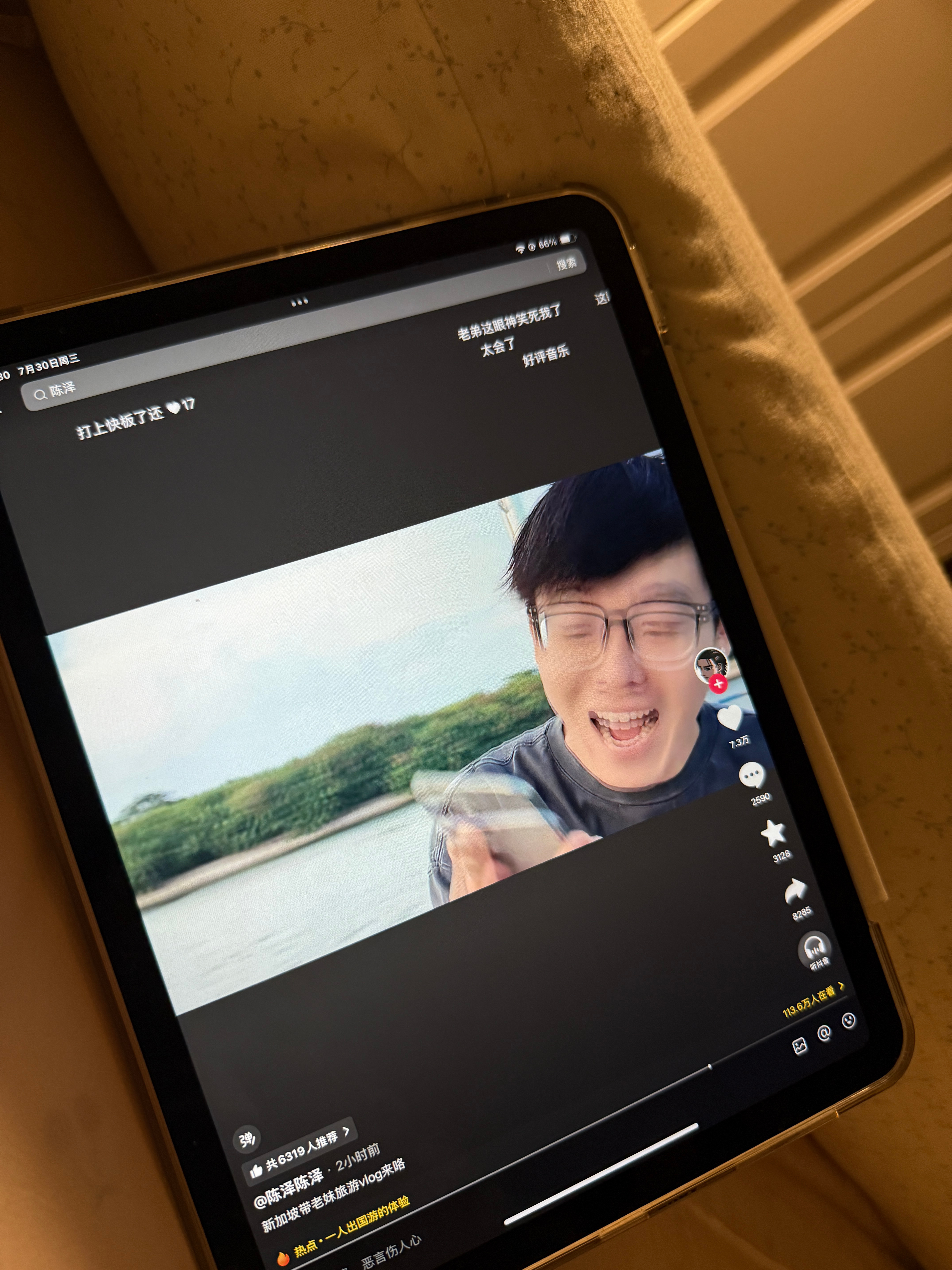 陈泽vlog真好看哈哈哈哈哈哈看得笑的嘎嘎的（我就怀疑了人家大疆pk3都是咋驯服