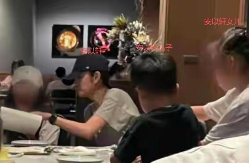 近日，知名女星安以轩被拍到带着儿女在餐厅聚会，岁月在她脸上留下了深深的痕迹。44