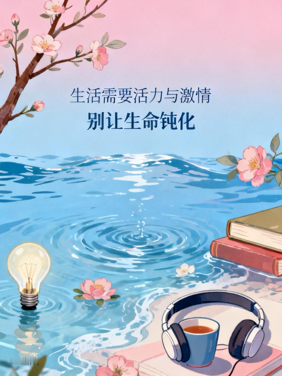 千万别让自己的生活如一潭死水，生活需要活力与激情。

人上了年纪，容易变得封闭、