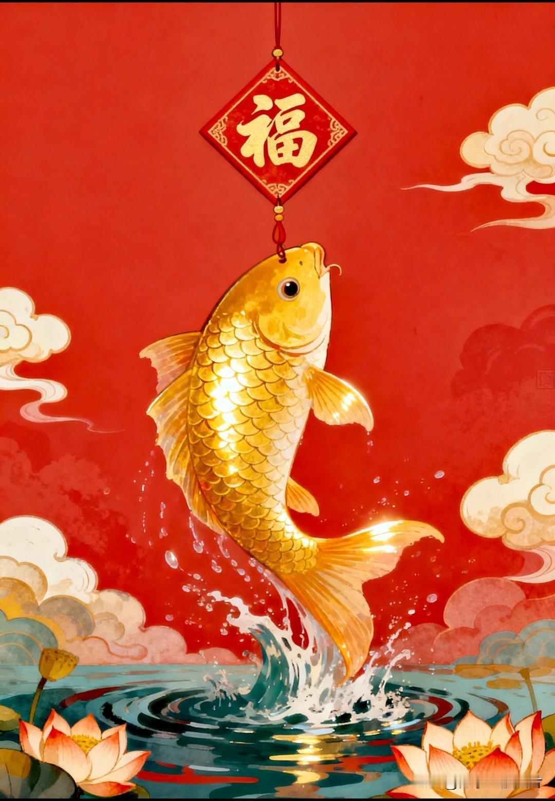 福气满满，年年有余。