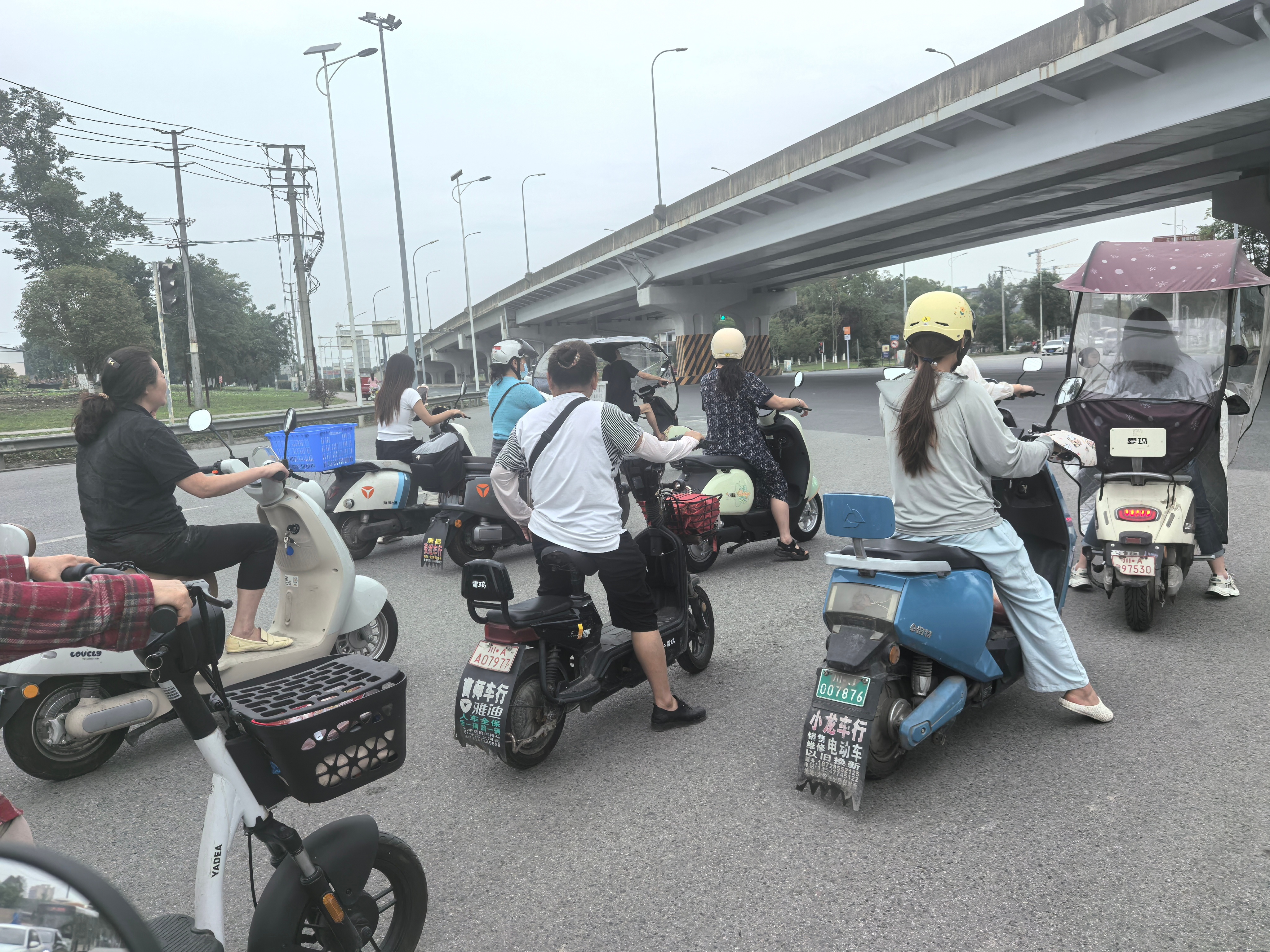 四川男同志都开车？ 
