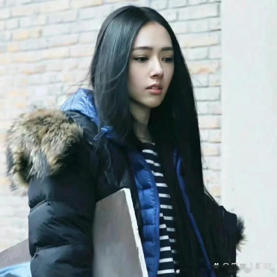 郭碧婷早期，最适合黑长直的女明星！ 
