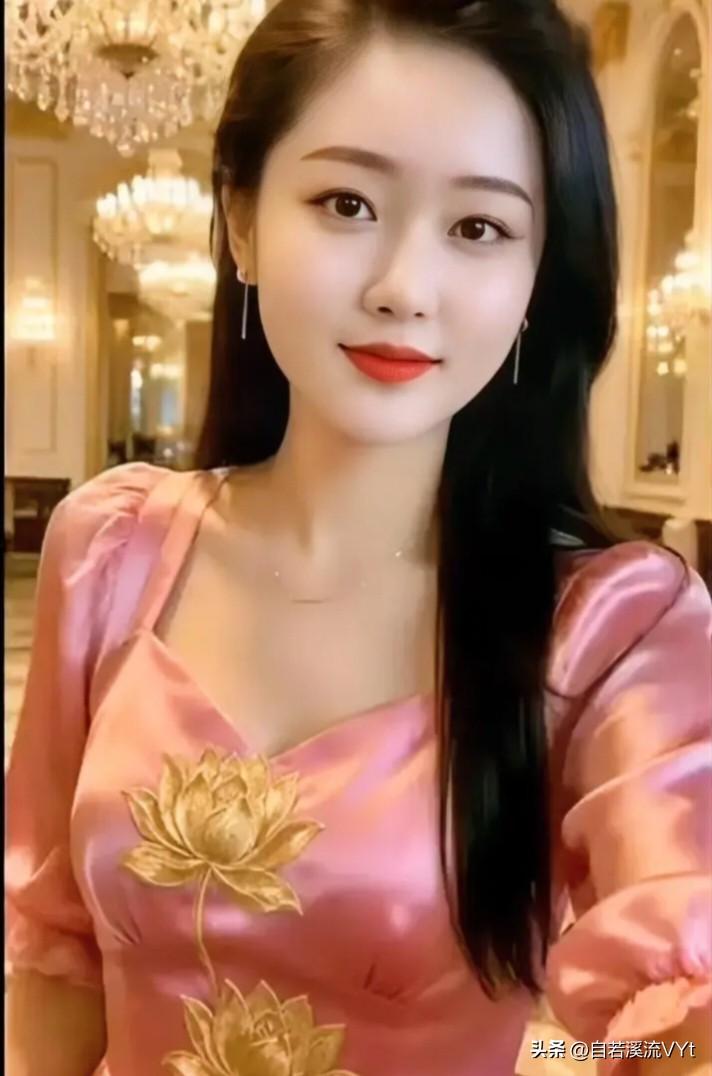 一七令·妍
 
妍。
柔目，清颜。
丝垂鬓，锦裁莲。
华堂灯暖，粉袂香绵。
金荷