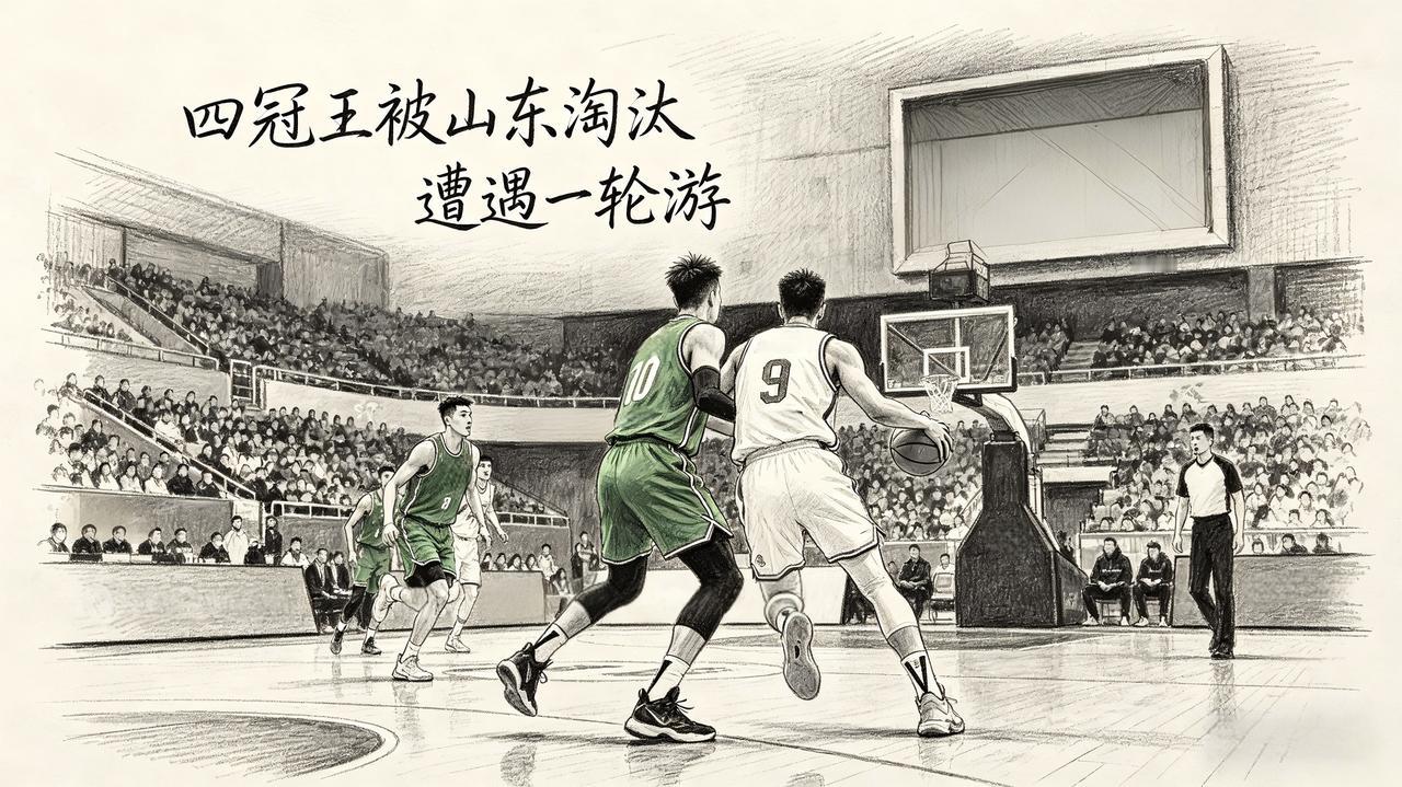 又一支CBA强队倒在了季后赛的首轮，看来当初那句如果拿不下这场比赛，我就原地退役