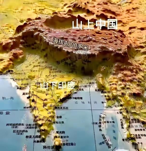 看看印度的温度吧，已经快接近人类忍耐的极限了。假如没有喜马拉雅山这个天然屏障。1