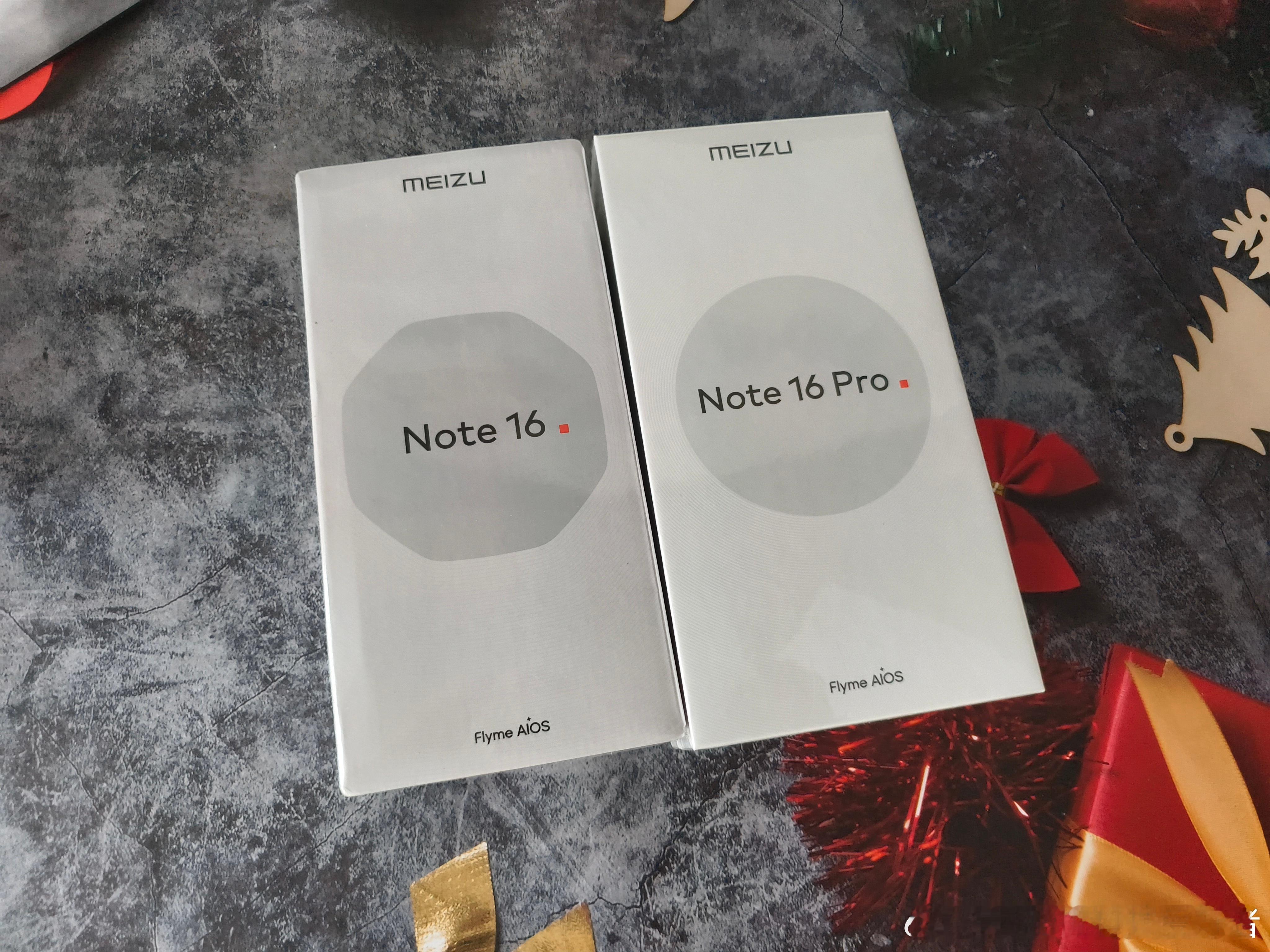 魅族Note 16和魅族Note 16 Pro已经到货，稍后会具体分享体验，喜欢