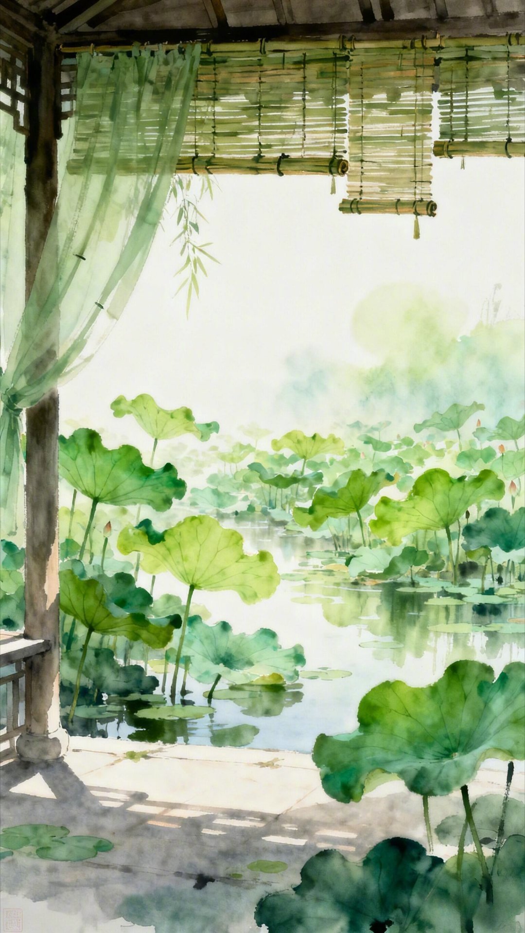 绿意盎然间，藏着夏天的秘密。 