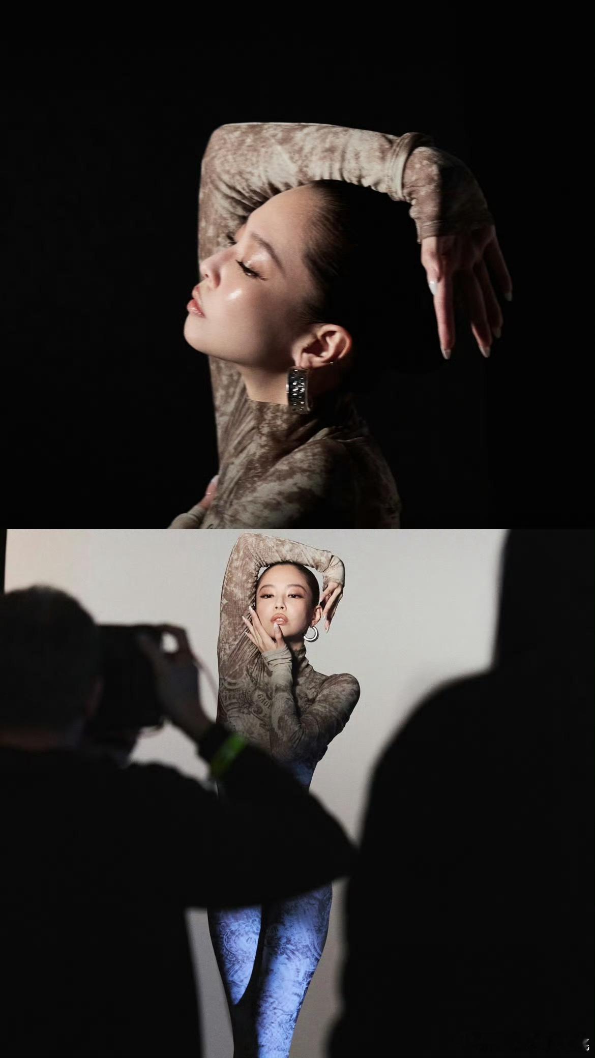 Jennie演绎 Jean Paul Gaultier 最新广告大片 ​​​