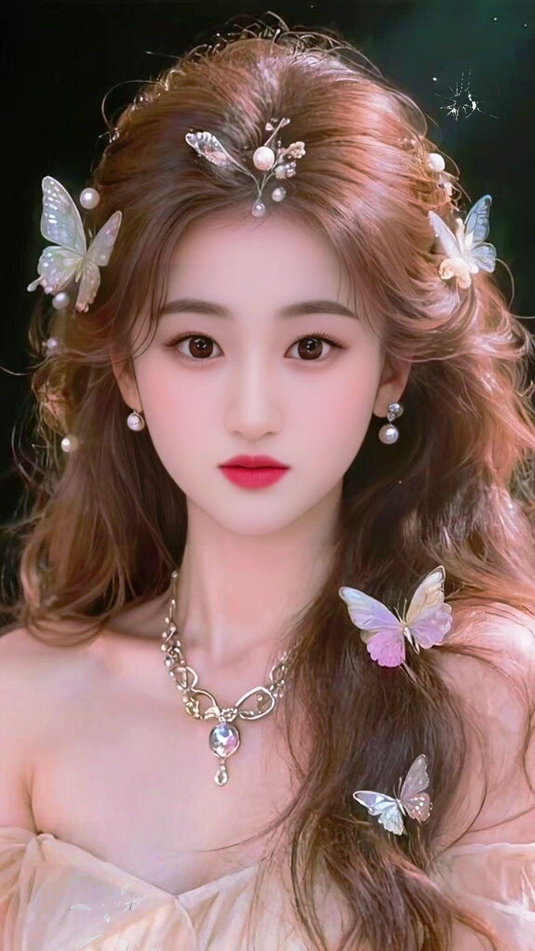 梦幻蝶饰风格 温柔氛围感拉满 梦幻蝴蝶精灵妆造 小仙女蝴蝶妆 清纯甜美