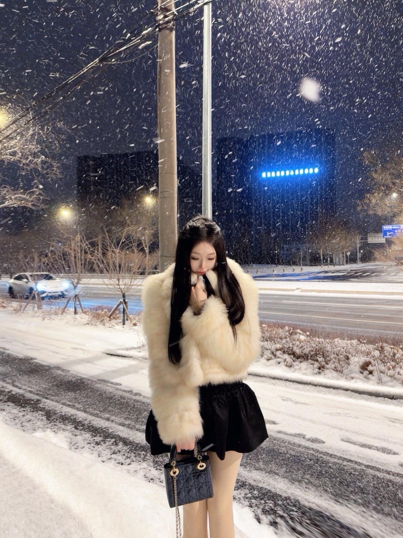 冷空气夹在着幸福向我涌来