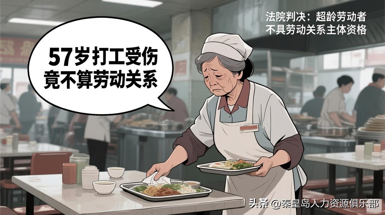 57岁阿姨打工受伤，法院判决：不算劳动关系，没任何赔偿！最近看到一个案子，特别想