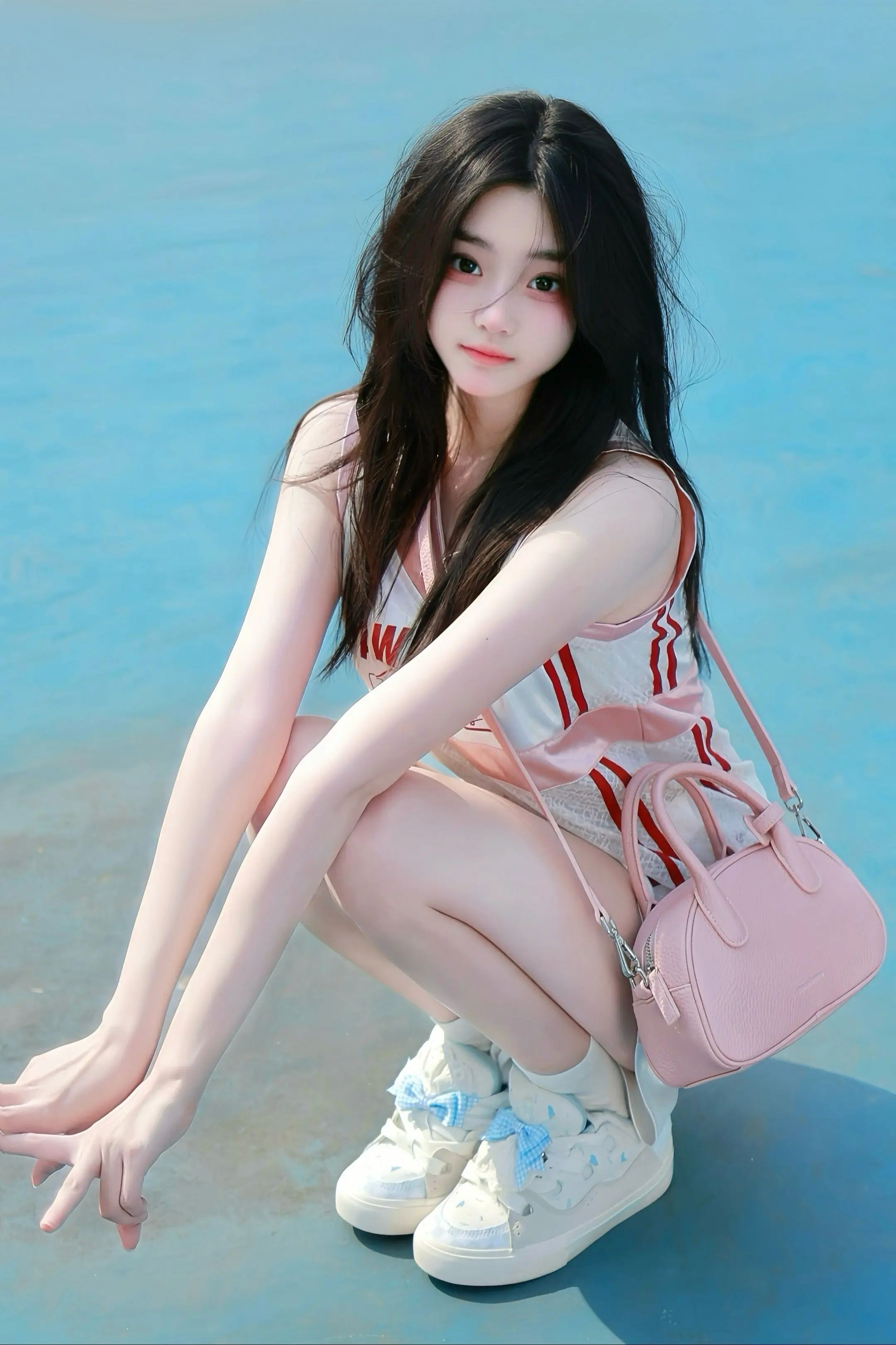 我遇见了一个很可爱的小女孩
